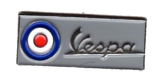 Vespa roundel bar pin badge - roundel,
