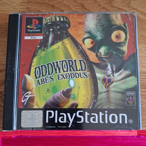 Ps1 oddworld abe exoddus - ps1,