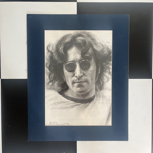 John lennon 1997 pencil - john,