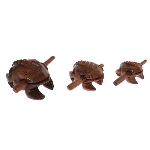 Wood frog guiro rasp musical - wood,