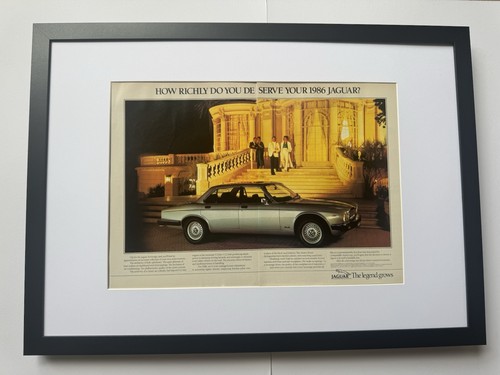 Framed 1986 jaguar - framed,