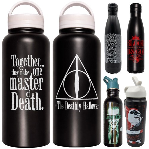 Metal drinks bottle 540ml - metal,