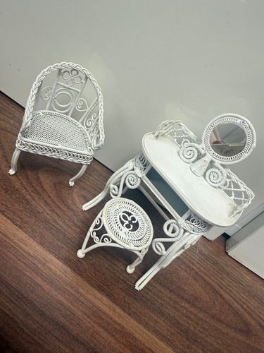 White wicker style - white, house