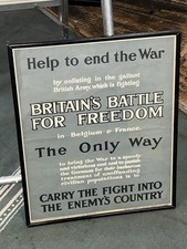 WWI British Poster Help To End