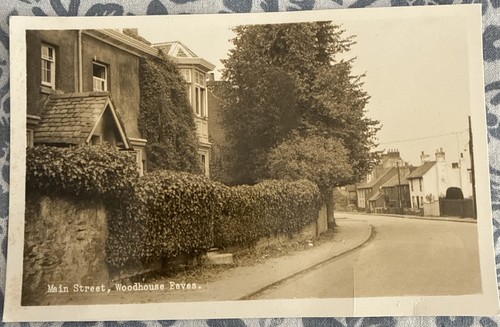 Old postcard woodhouse eaves - old,