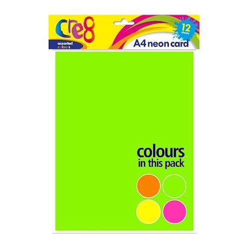 Neon card 12 sheets - -,