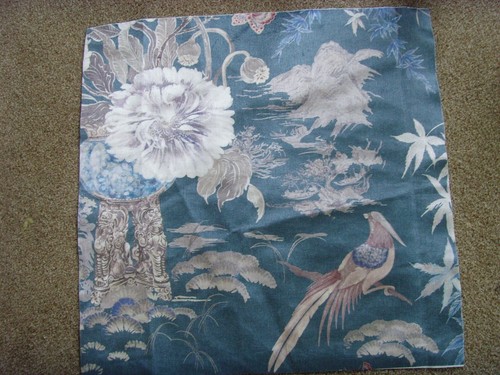 Remnant velvet fabric 46cms - ,