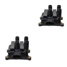 Genuine WAI Set of 2 Block Type Ignition Coils for Mazda MX5 1.8 (06/01-12/05)