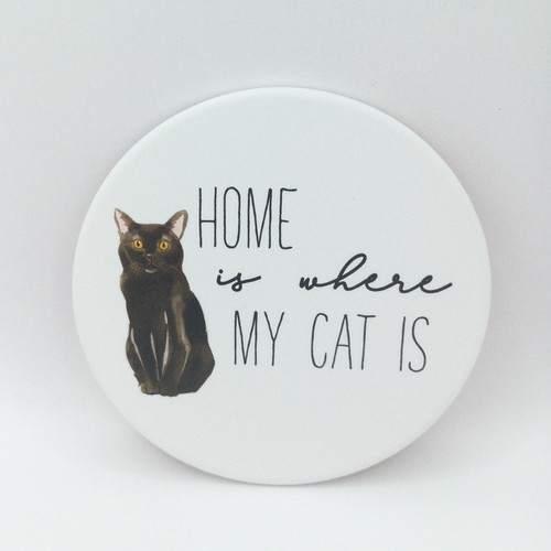Ceramic coaster cork back - cork,