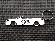 SAAB 93 CABRIO keyring MK2 AERO 9-3 VECTOR TURBO 2.0 2.3 TID DIESEL 1.9 keychain