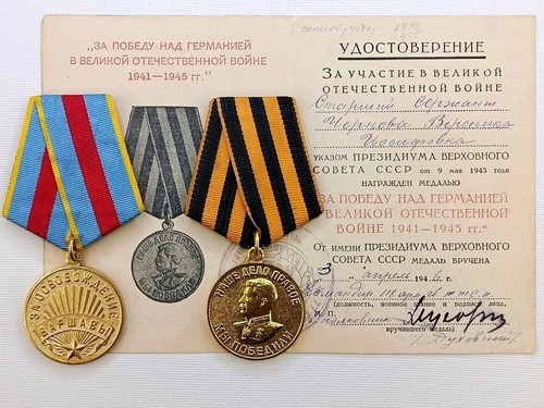 Soviet medals for liberation - soviet,
