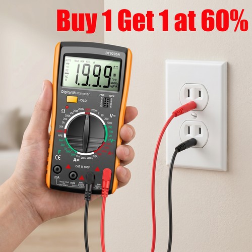 Digital lcd multimeter - lcd,