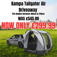 Kampa Tailgater AIR SUV Driveaway Inflatable Awning 9120001230