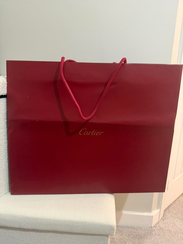 Authentic cartier gift bag - gift,