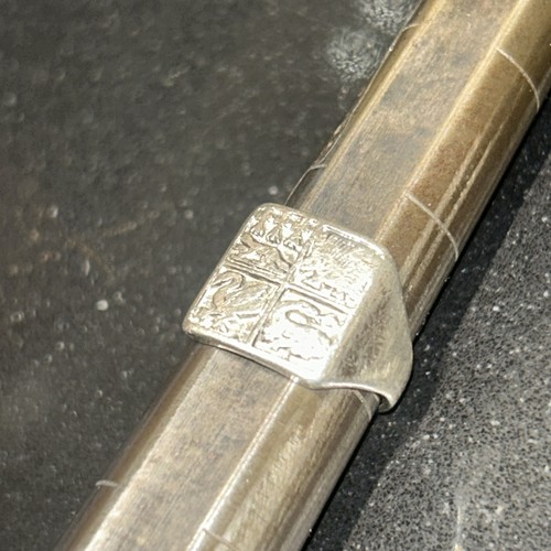 Coat arms ring sterling - arms,