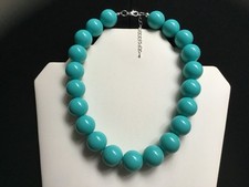Chunky Turquoise Beads Choker