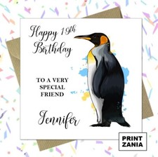 Personalised Penguin Birds