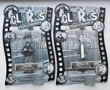 Clerks Inaction B&W Figures Randal & Dante Wizard World Signed Brian O'Halloran