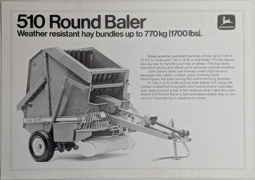 Original john deere 510 round - john,