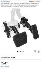 Gas and Brake Pedal Extenders