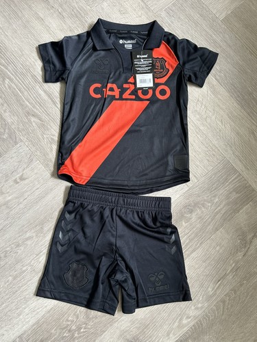 Everton away toddler kit - everton,