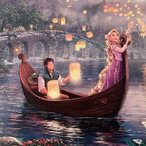 Thomas kinkade disney - thomas, tangled