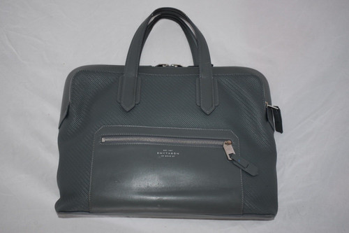 Smythson greenwich grey woven - smythson,