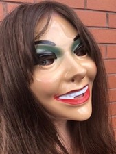 The Purge Mask Grin Halloween Film Movie Horror (Female FLESH) Smiling Woman