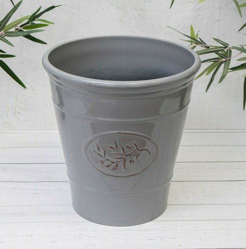 Large grey glazed ceramic - grey,