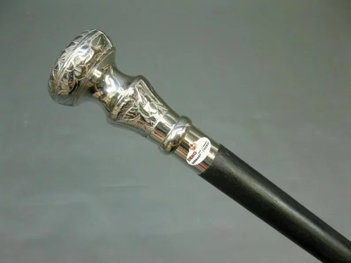 Vintage brass handle walking - handle,