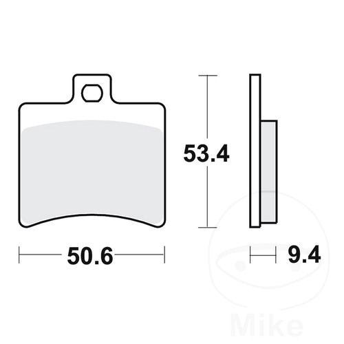 Trw brake pads rear set - trw, 1