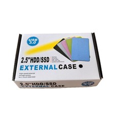 2.5in SATA USB 3.0 Black Hard Drive Disk HDD SSD Enclosure External laptop case
