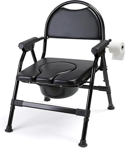 Folding bedside commode - bedside,