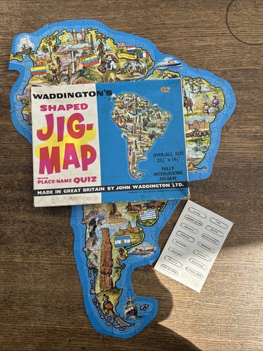 Waddingtons jig map south - map,