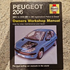 Haynes Manual Peugeot 206 2002