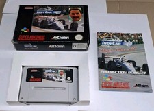 Snes "Newman Haas Indycar Featuring Nigel Mansell" Boxed with Instructions