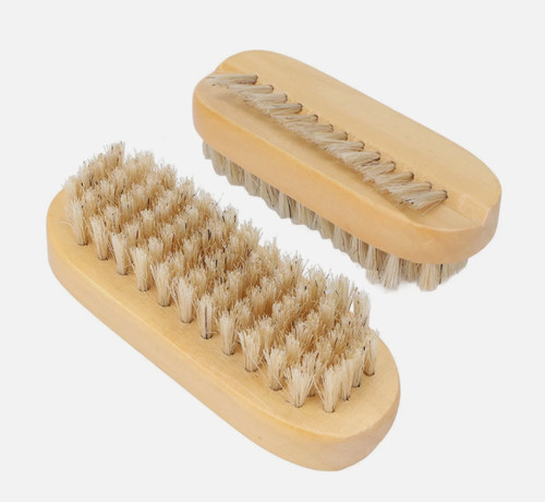 Bamboo nail brush 2sided - nail,