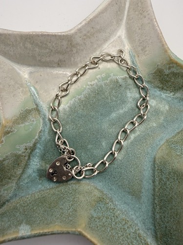 Vintage sterling silver heart - vintage,