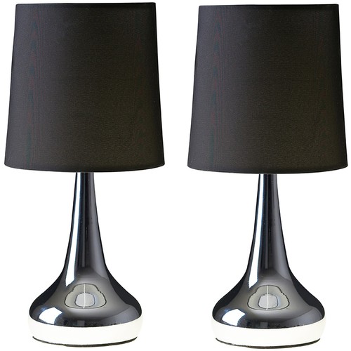 Teardrop pair chrome touch - pair, of