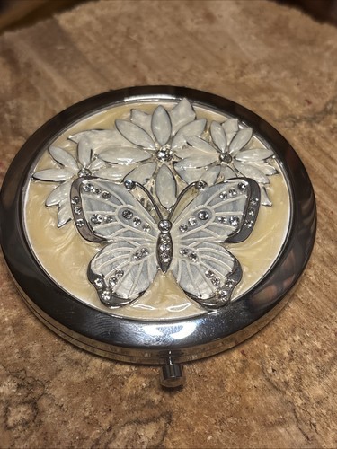 Rhinestone butterfly floral - rhinestone, &