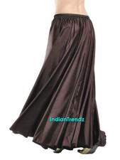 Satin Full Circle Skirts Belly