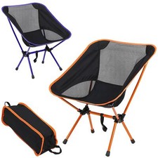 Folding Lightweight Outdoor Chair Camping Portable Seat Back Fishing Chair