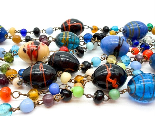 Vintage murano glass necklace - vintage,