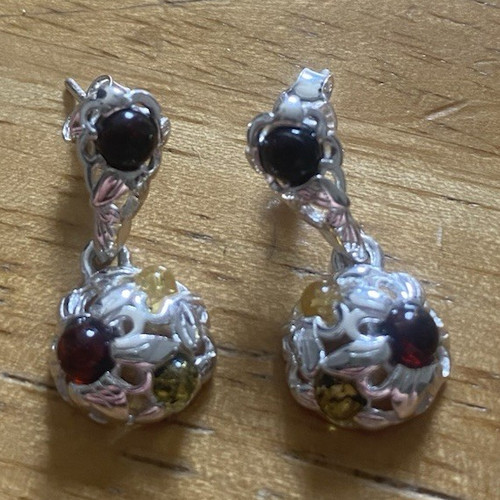 Baltic amber sterling silver - baltic,