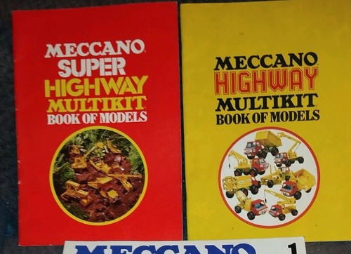 Vintage meccano book of - book,