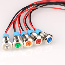 5Pcs 8Mm AC/DC 12-24V LED