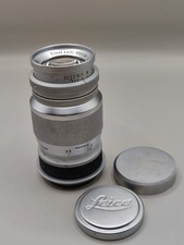 Leitz Wetzlar Elmar 90mm 9cm f/4 LTM Lens. Leica Screw Mount. Date 1950. Nr MINT