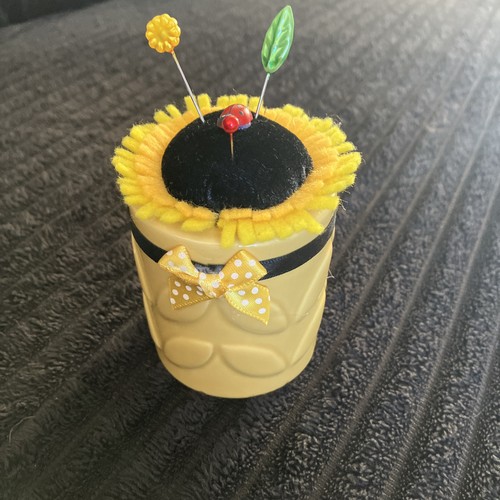 Upcycled pin cushions - upcycled,