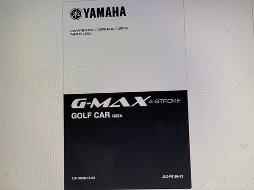 Yamaha golf car g22a - g22a, g-max