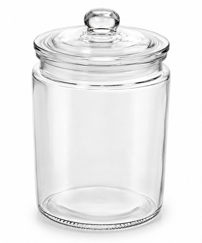 New storage clear glass jars - new,